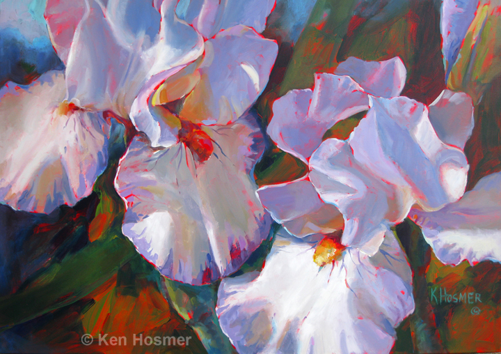 Iris-acrylic by Ken Hosmer